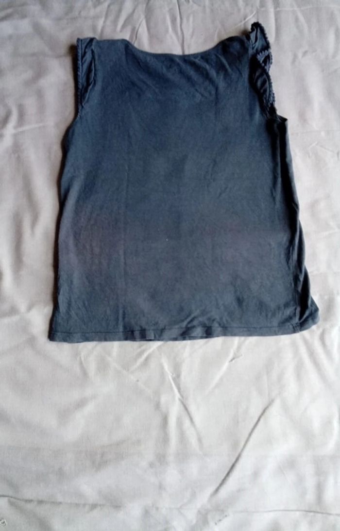 T.shirt manches courtes bleu marine 12 ans - photo numéro 2