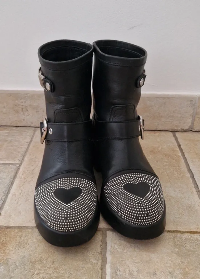 Bottines Love Moschino strass - photo numéro 5