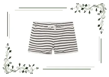 Short imprimé marinière et taille élastiquée, Lefties T S