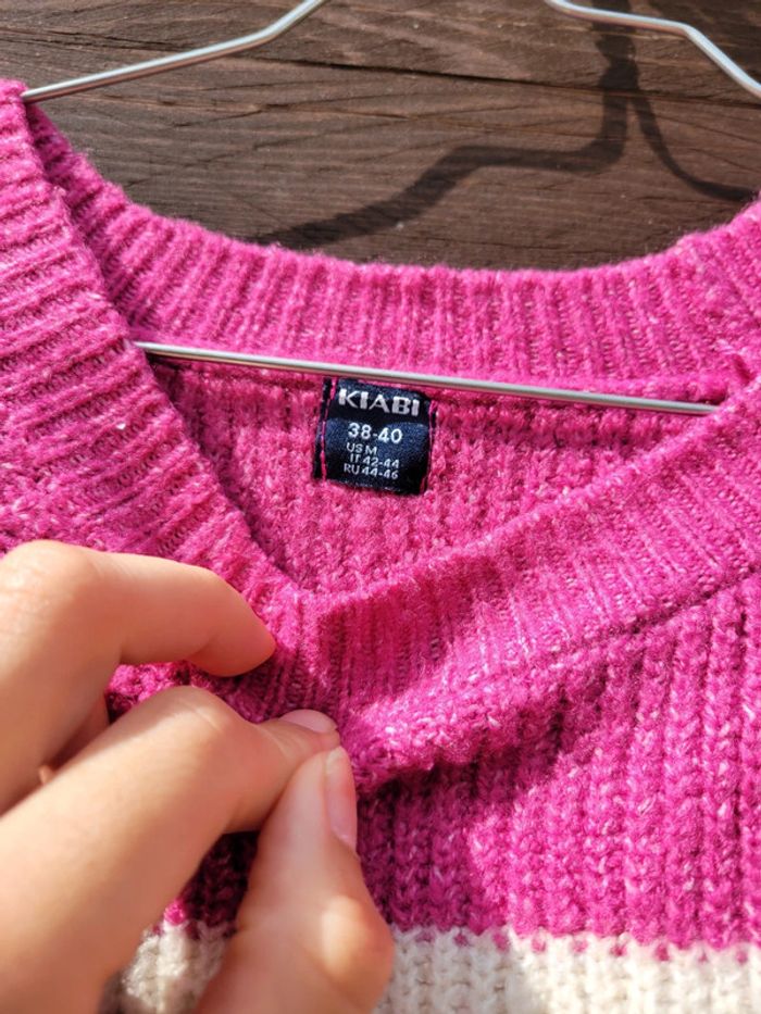 Pull rose 38 40 - photo numéro 3