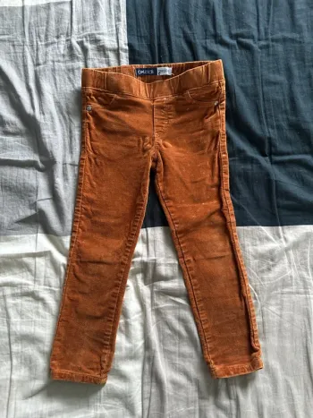 Pantalon effet velour Okaidi en 3 ans