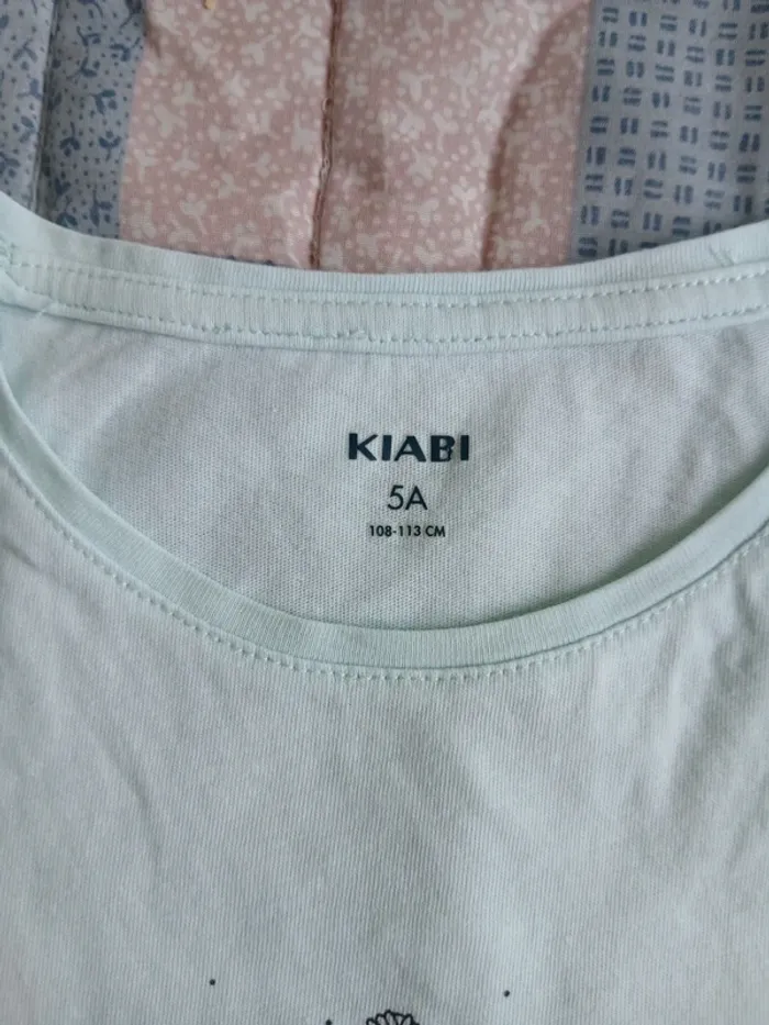 T-shirt bleu 5 ans - photo numéro 3