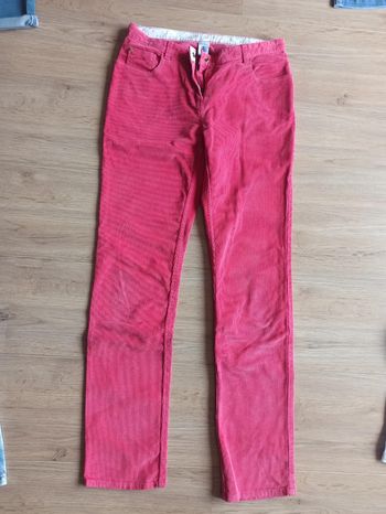 Pantalon en velours rose Petit bateau 12 ans 150 cm