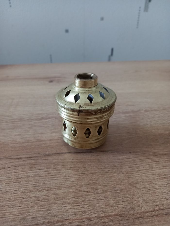 Douille B40 ancienne en laiton et céramique. - photo numéro 9