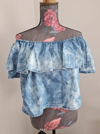 Joli haut denim taille s