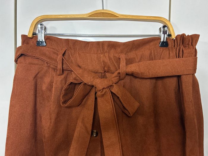 Jupe en velours Camel Shein Curve - Taille 1XL - photo numéro 2
