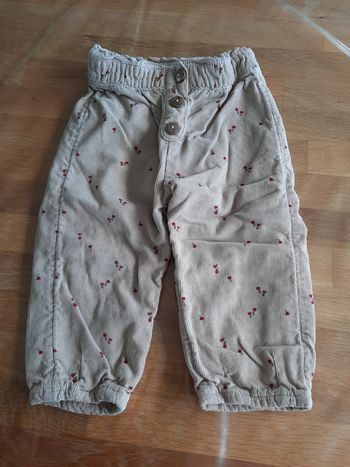 Pantalon fille 12 mois