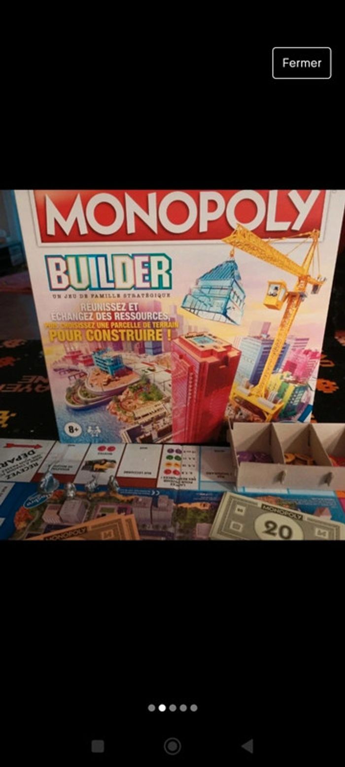 Jeu Monopoly builder, idéal cadeau de Noël - photo numéro 2