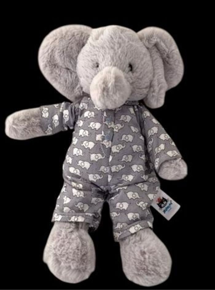 ❤️B2878 Doudou Peluche Éléphant Elephant Jellycat Gris Bedtime Rare