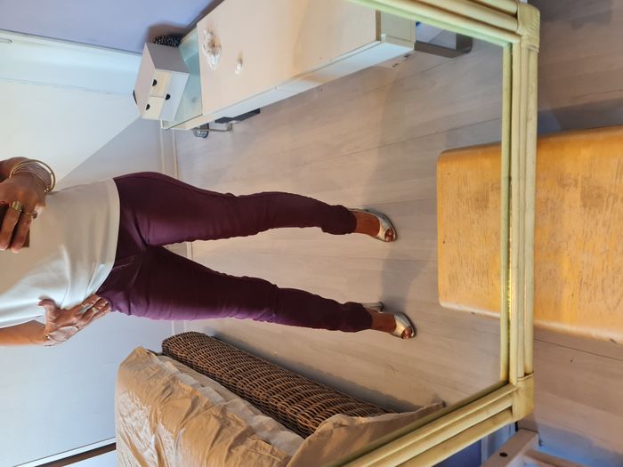 Jean slim bordeaux Lola & Liza Taille 34 - photo numéro 3