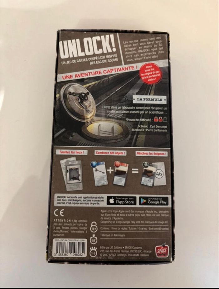 Jeu Unlock La formule - photo numéro 2