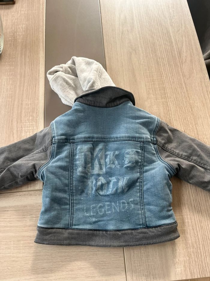 Veste molletonnée ikks 2 ans réversible