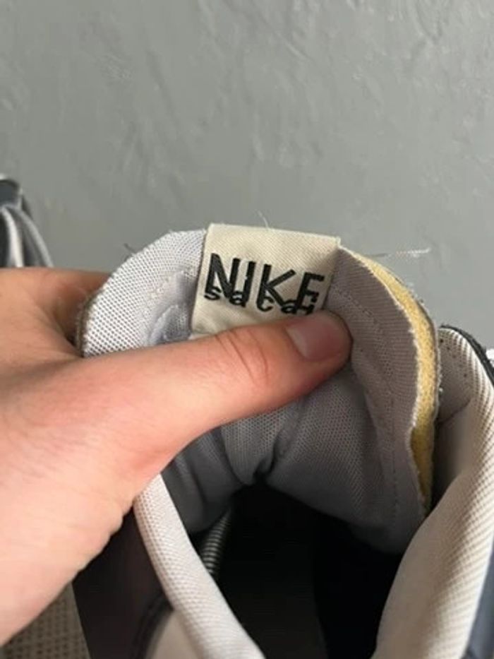 Nike Blazer Mid Sacai Noir/Gris - photo numéro 7