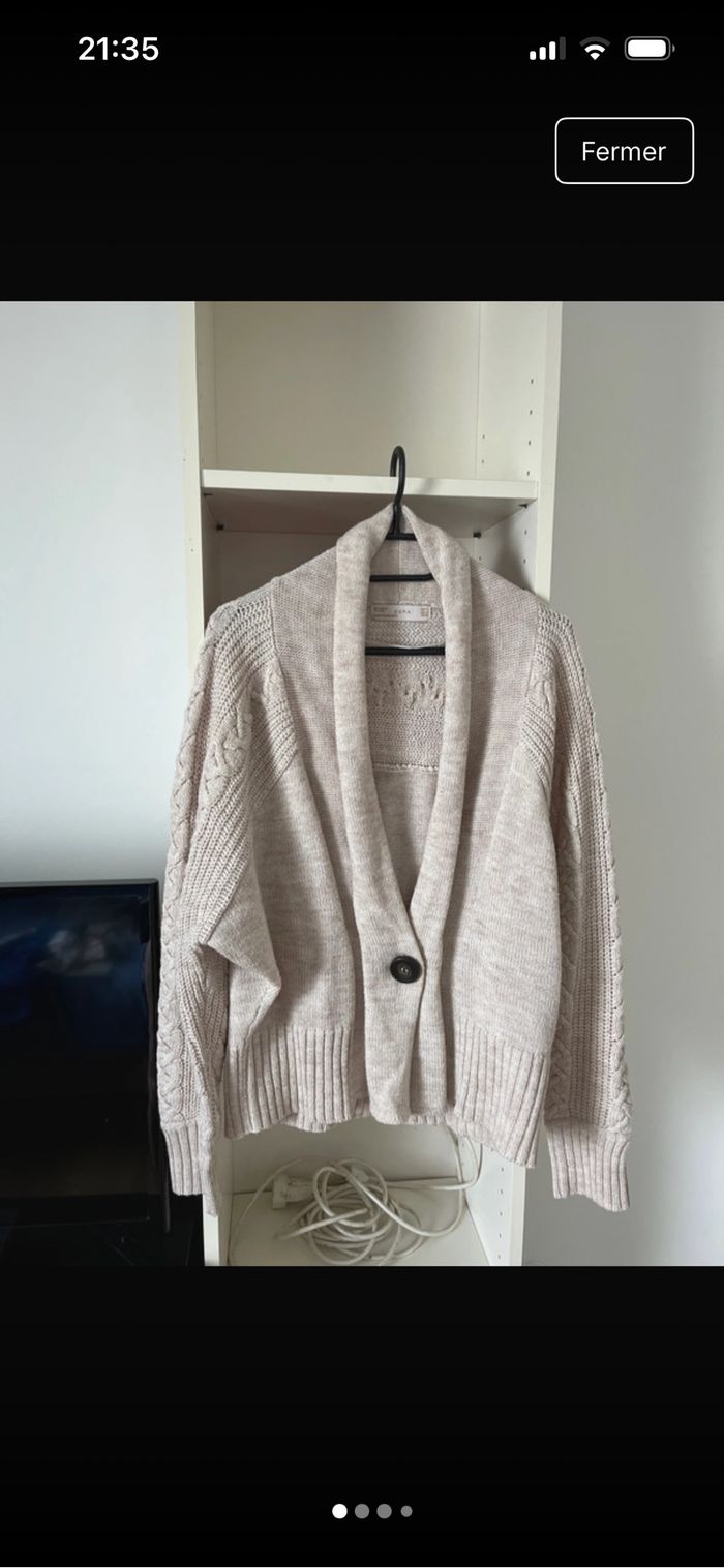 Veste laine ZARA