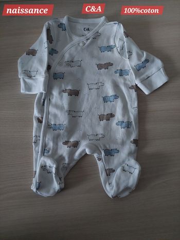 Grenouillère 1 mois garçon