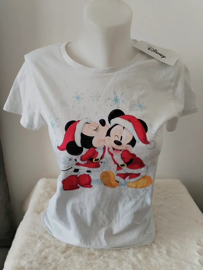Tee shirt Mickey et Minnie taille M Promo - photo numéro 4