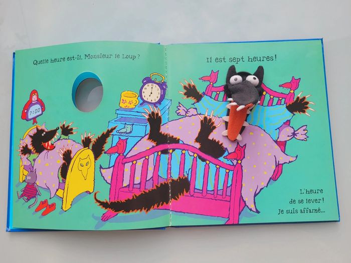 Livre marionnette Quelle heure est-il 🕰 Monsieur Le Loup? 58 - photo numéro 5