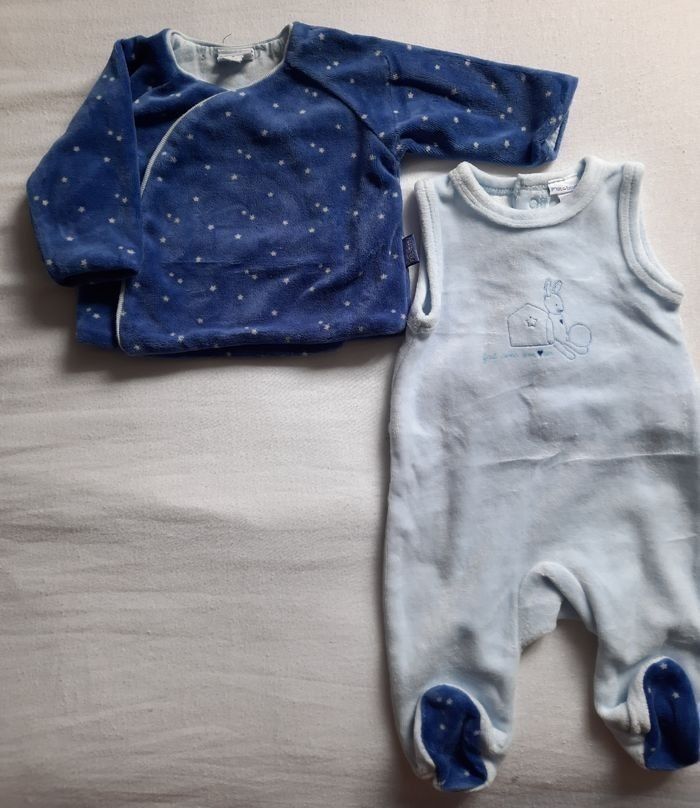 Lot de 6 pyjamas naissance 0-1 mois - photo numéro 4