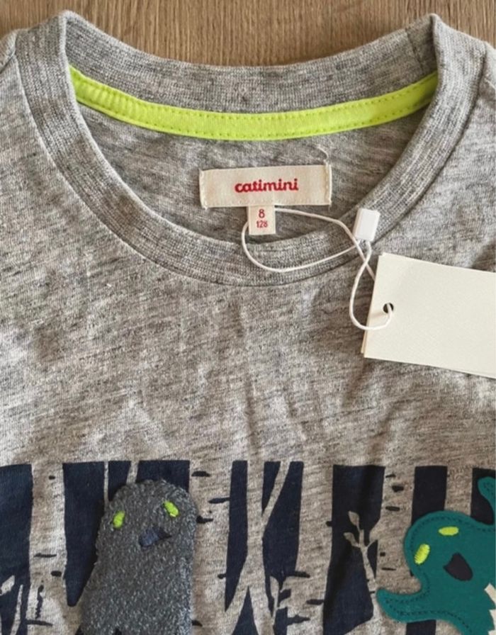 Tee shirt catimini taille 8 ans neuf avec étiquettes - photo numéro 3