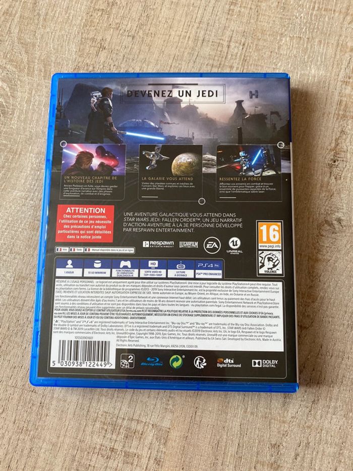 Jeu PS4 star wars jedi fallen order - photo numéro 2