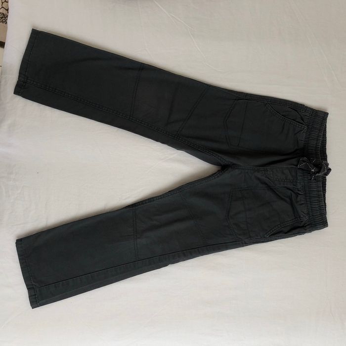Pantalon gris regular fit Kiabi