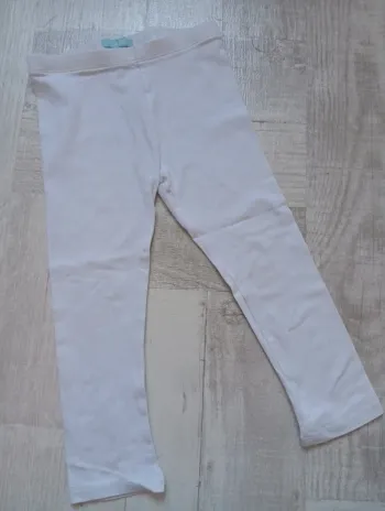 Pantalon legging blanc 3 ans