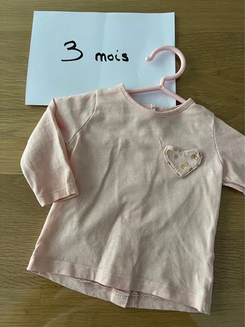 T shirt manches longues 3 mois verbaudet