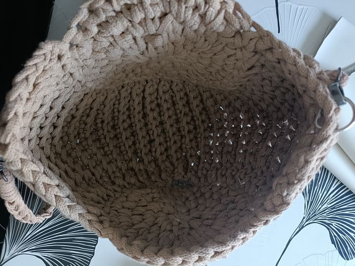 🌸 Sublime sac au crochet - Piece unique -beige naturel 🌸 - photo numéro 5