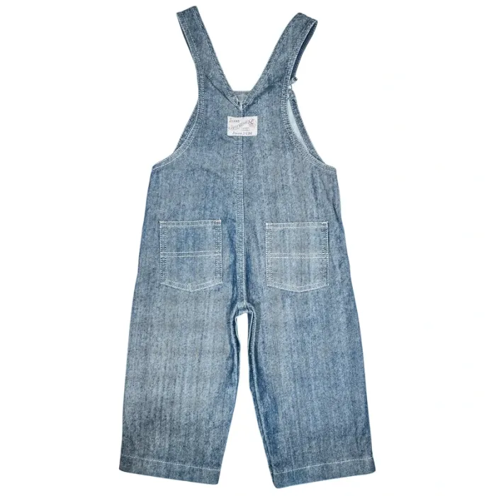 Salopette 18 mois en jean Petit Bateau - photo numéro 2
