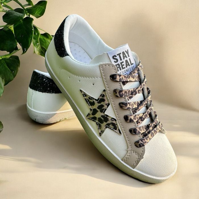 Basket blanche étoile T 39 - photo numéro 4