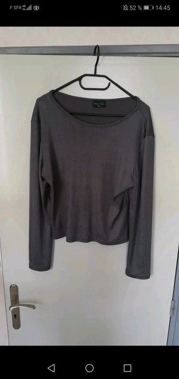 Tee shirt couleur metallisé