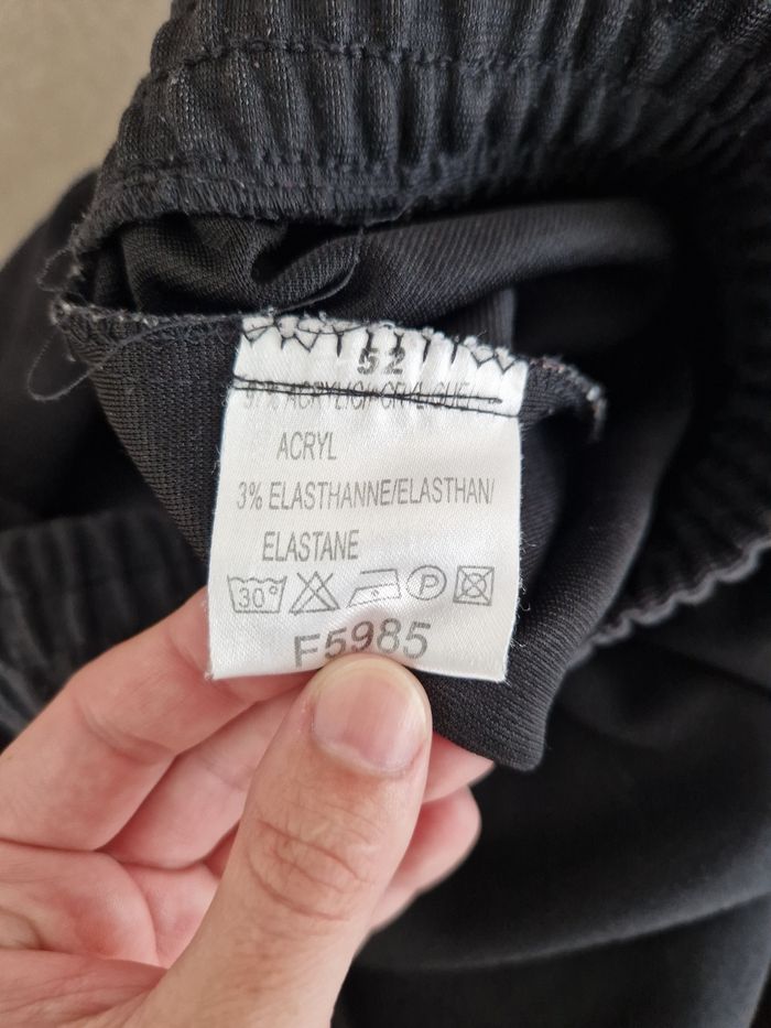 Pantalon noir élastique Blanche Porte - photo numéro 7