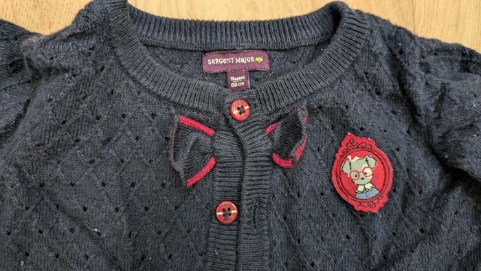 Gilet Marine Sergent major 18 Mois - photo numéro 3