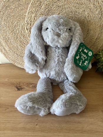 Neuf doudou lapin gris zd trading action