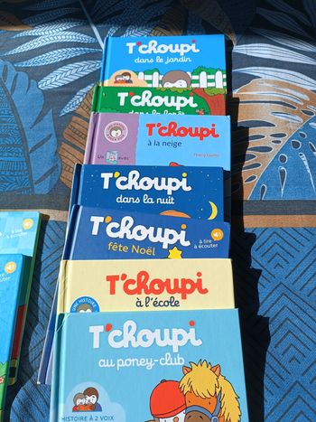 Lot 7 livres T'choupi 