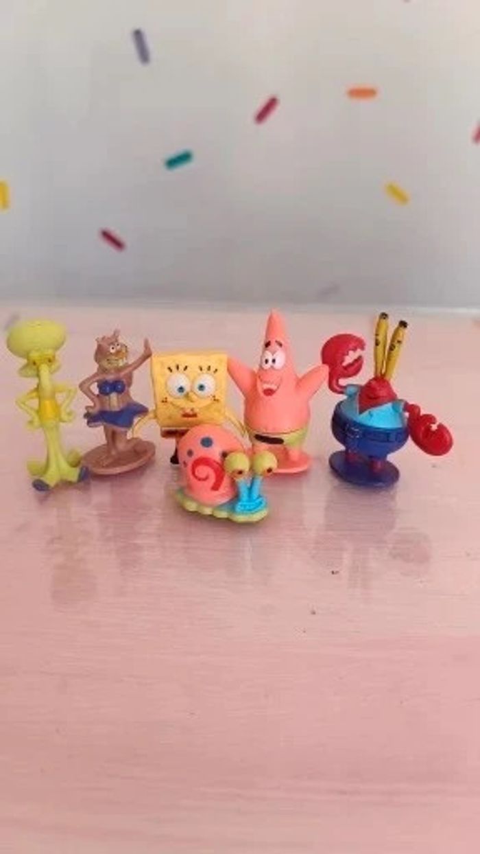 Lot figurine bob l’éponge jouet collection Patrick étoile de mer éponge carré