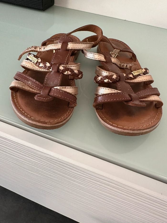 Sandalette les tropeziennes or camel pointure 34 - photo numéro 5