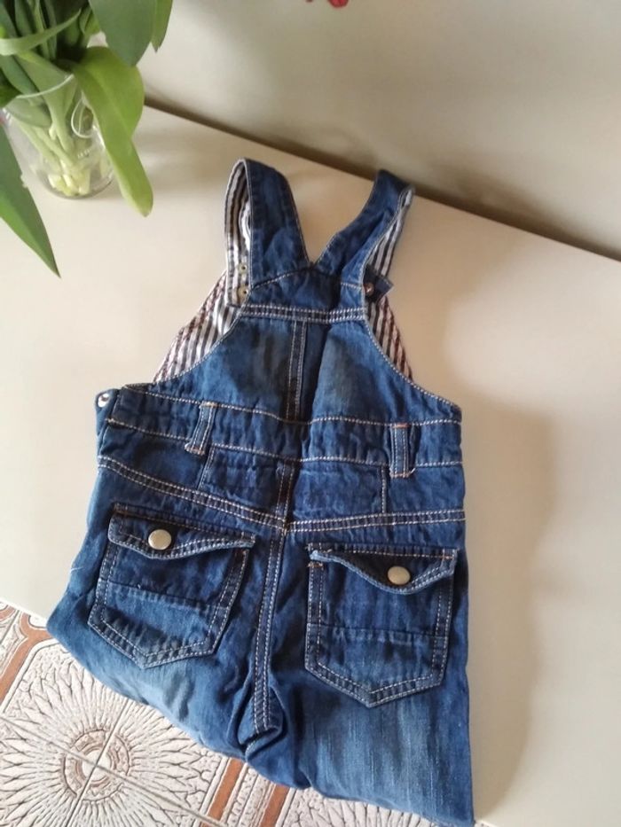 Salopette jeans garçon 18 mois - photo numéro 4