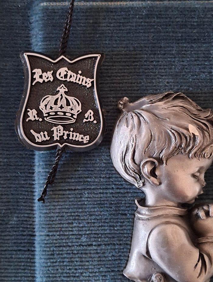 Cadre avec sujet garçon en étain - photo numéro 5