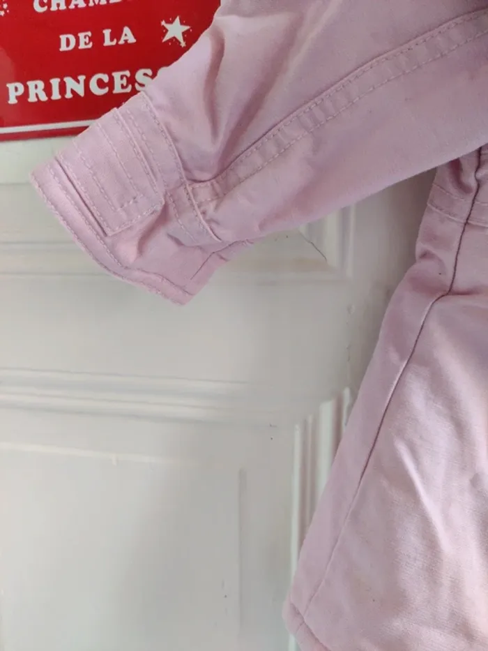 Veste chaude 6 mois rose - photo numéro 5