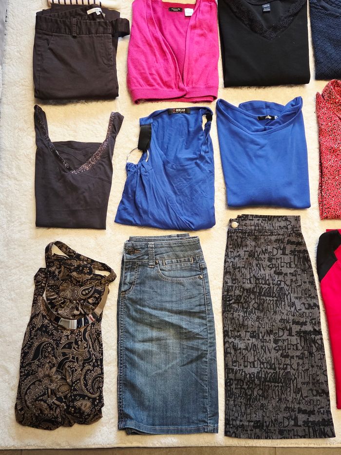 Lot de 34 articles taille 38 h&m. Morgan, naf naf - photo numéro 3