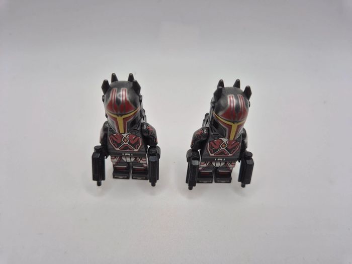 Figurines type lego 2 guerriers mandalorian star wars - photo numéro 5