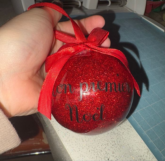 Boule de Noël « mon premier Noël »