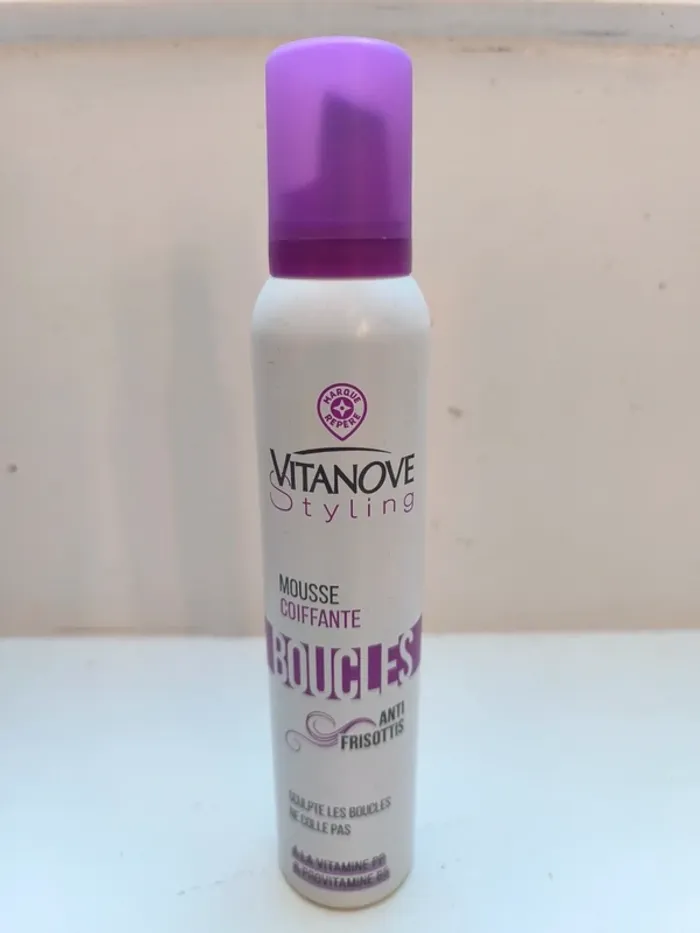 mousse coiffante bouclés