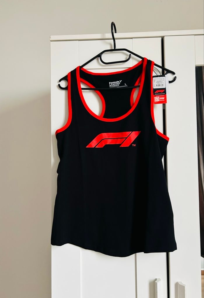Débardeur noir Officiel Formula 1 (F1) Neuf Taille L - photo numéro 1