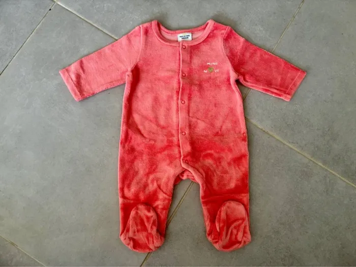 Pyjama velours TAO 3 mois