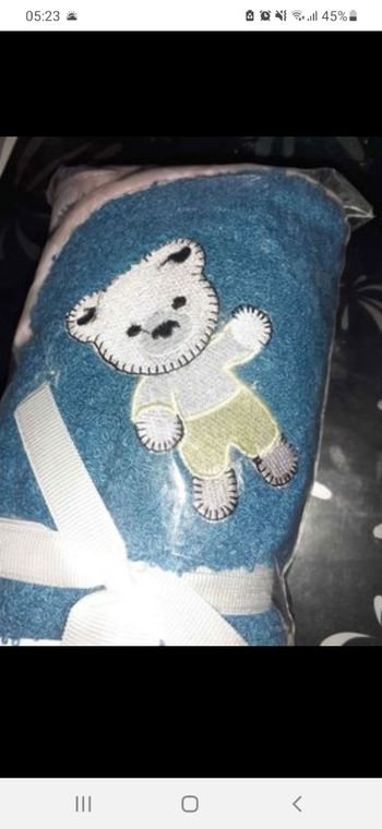 Serviette de bain pour bébé neuf