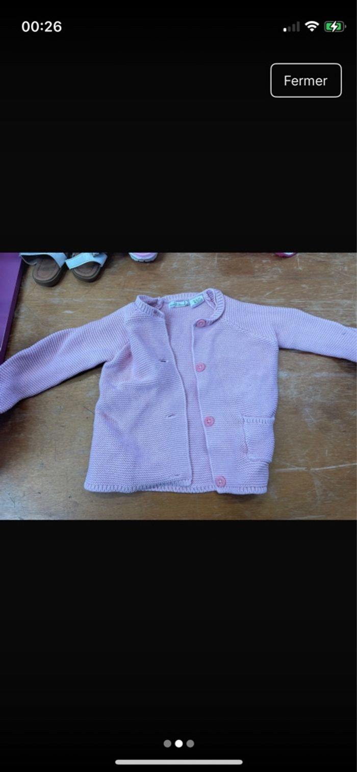 Gilet fille 12 mois - photo numéro 3