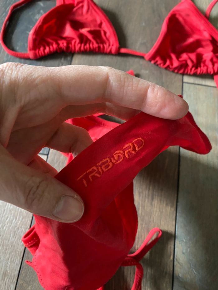 Bikini rouge Tribord 38/40 - photo numéro 2