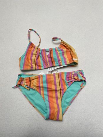 Maillot de bain deux pièces 10 ans rayures Roxy